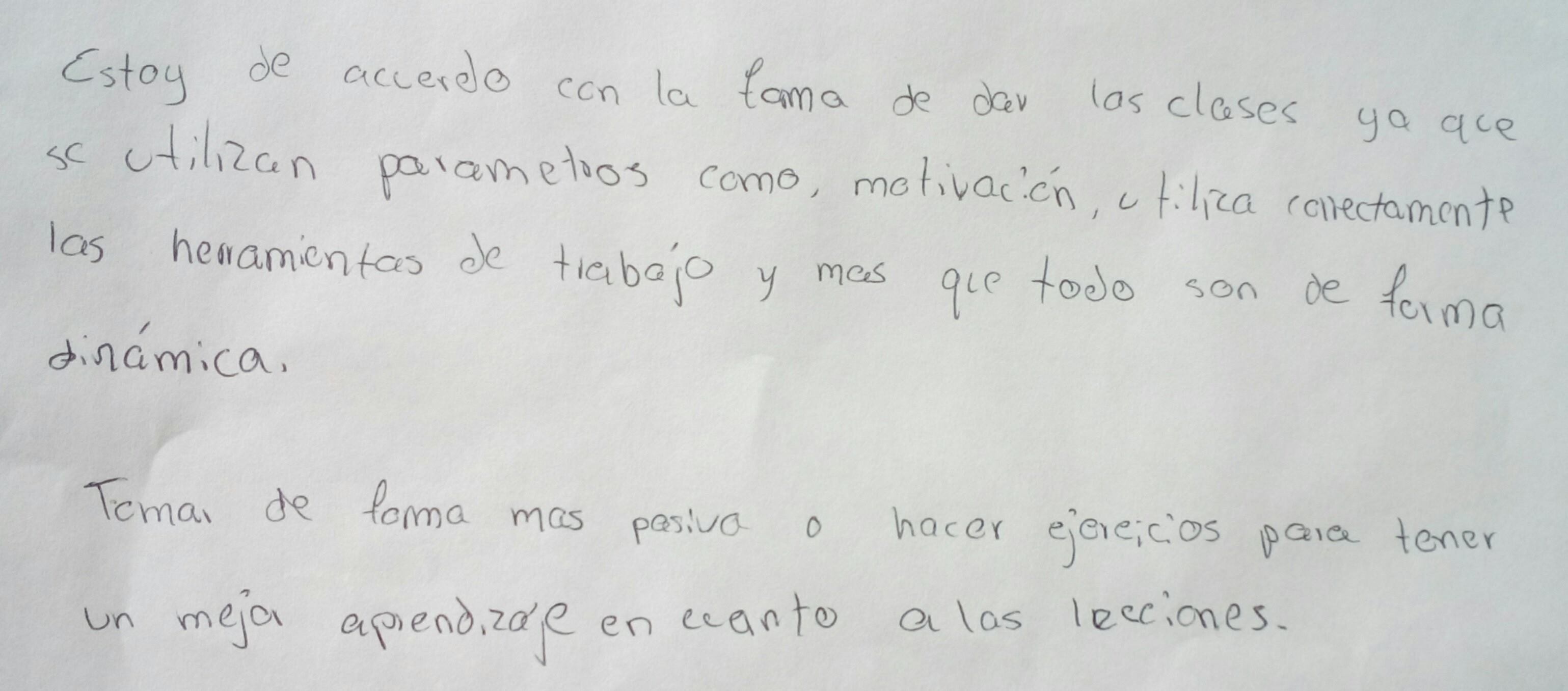 testimonio